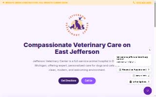 Jefferson Veterinary Hospital website