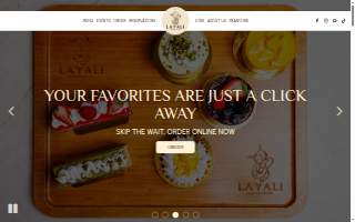 Layali Coffee House of Henrietta website