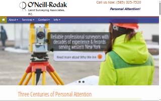 O'Neill-Rodak Land Surveying website