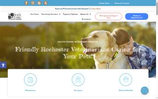 South Towne Veterinary Hospital website