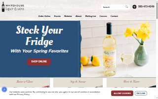Whitehouse Liquor & Wine website