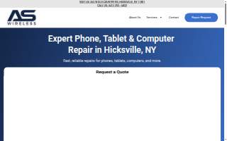 AS Wireless - Cell Service, Phone & Computer Repair of Hicksville website
