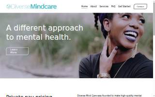 Diverse Mind Care website