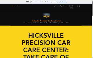 Hicksville Precision Car Care Center website