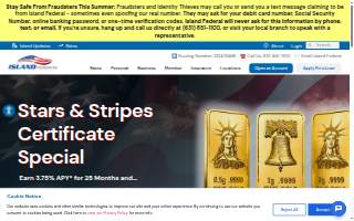 Island Federal Credit Union of Hicksville website