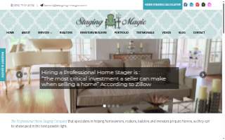 Staging Magic website