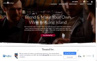 wineUdesign of Hicksville website