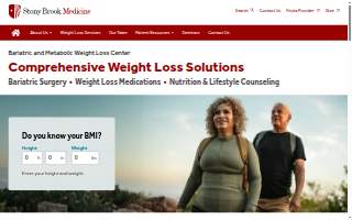 Bariatric and Metabolic Weight Loss Center website