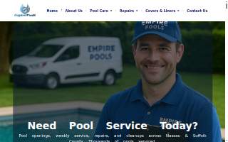 Empire Pools, Inc. of Holbrook website