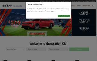 Generation Kia website