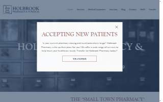 Holbrook Pharmacy & Surgical website