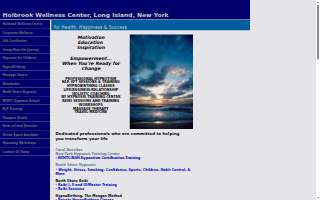 Holbrook Wellness Center website