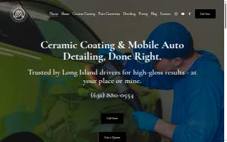 Island Aesthetics Mobile Detailing of Holbrook website