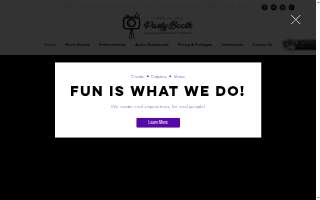 LI Party Booth of Holbrook website