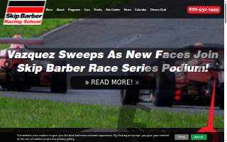 Skip Barber Racing School website