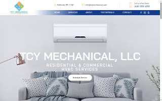 TCY Mechanical, LLC website