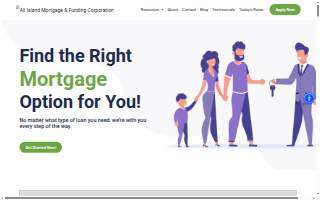 All Island Mortgage & Funding Corp. of Holtsville website