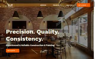 DJT Development website