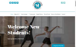 Elegant Dance Studio website
