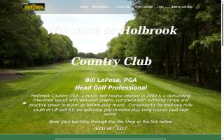 Holbrook Country Club of Holtsville website