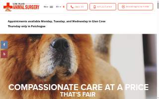 Long Island Animal Surgery of Holtsville website