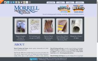 Morrell Printing & Design website