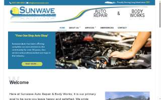 Sunwave Auto Repair and Body Works of Holtsville website