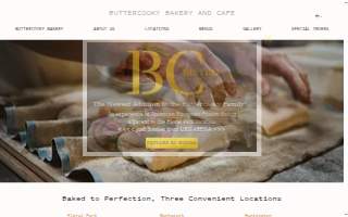 Buttercooky Bakery & Cafe website