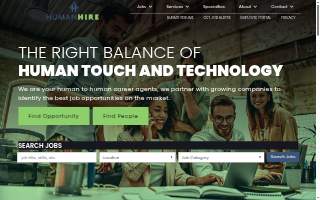 HumanHire of Levittown website