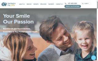 Huntington Bay Dental website