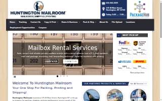 Huntington Mailroom website