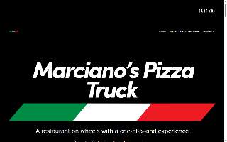 Marciano's Pizza Truck website
