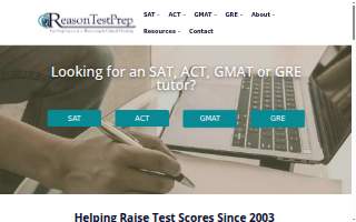 Reason Test Prep of Huntington website