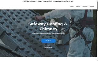 Safeway Roofing & Chimney Huntington website