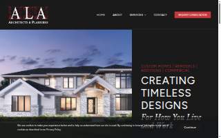 ALA - Andreas Letkovsky Architecture website