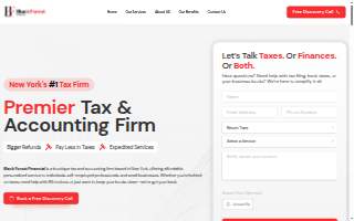 Black Forest Financial - Tax & Accounting website