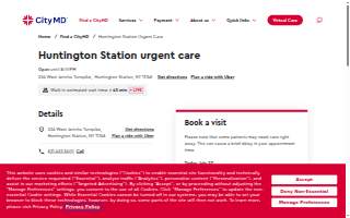 CityMD Huntington Station Urgent Care - Long Island website
