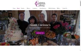 Corinne's Concepts In Catering website