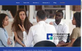 Cornerstone Counselors Mental Healthcare website