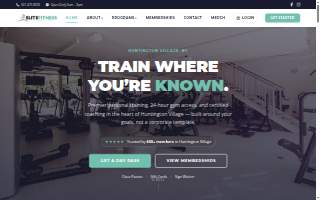 Elite Fitness of Huntington website