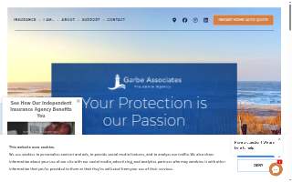 Garbe Associates Insurance - Huntington website