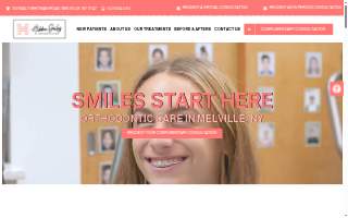 Hidden Smiles Orthodontic Studio of Huntington Station website