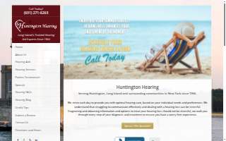 Huntington Hearing & Speech website