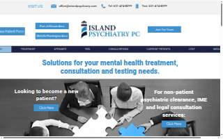 Island Psychiatry, PC of Huntington Station website