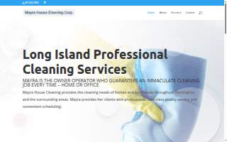 Mayra House Cleaning Corp. website