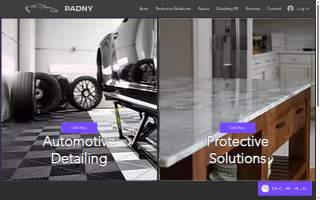 Padny Detailing website