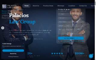 Palacios Law Group website