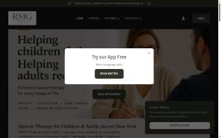 RMG Therapy, LLC. of Huntington Station website