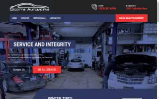Scotts Automotive website