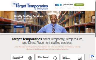 Target Temporaries of Huntington Station website